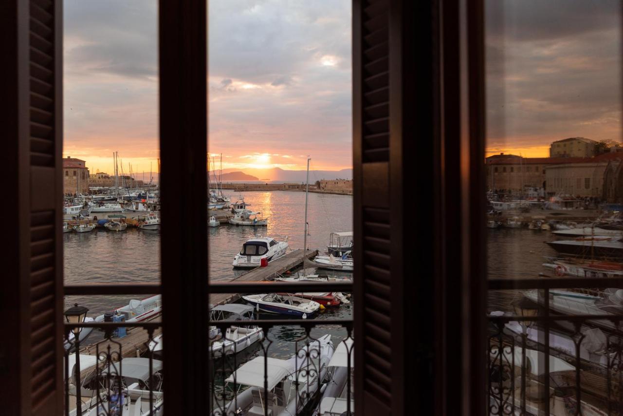 Destino Home Overlooking The Venetian Port Of Chania Χανιά Εξωτερικό φωτογραφία